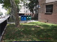 Finally The NYCHA Begins To Obey The New York City Sanitation Codes!! These Bins Were Installed Today 8-23-2015!!