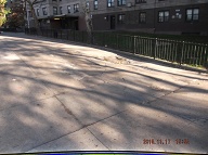 For Many, Many Years The New York City Housing Authority Just Refuses To Properly Fix This Very Cratered Sidewalk!!