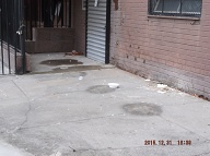 A Closer Look - Is This Trash Paying Rent At This Notorious N.Y.C.H.A. Building For Staying Out Front For So Very Long??