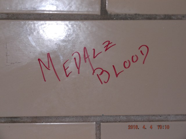 The Apt. 2C Drug Thugs Have Their Tags On The Wall!!