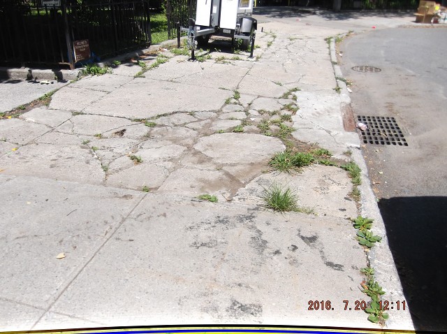 The N.Y.C.H.A. Will Not Fix Their Sidewalks!!