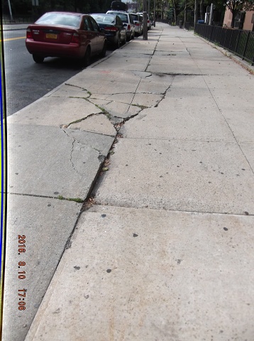 The N.Y.C.H.A. Will Not Fix Their Sidewalks!!
