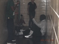 December 16, 2016 9:05PM I Called 911 Because These Thugs Were Smoking Marijuana In Front Of Apt. 2C Again!!
THIS IS WHAT IT IS LIKE TO HAVE SATAN'S SAVAGES VIOLENT DRUG ADDICTS LIVING IN THE HALLWAYS AND STAIRWELLS OF THIS NOTORIOUS NYCHA BUILDING!!!