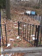 THIS IS THE JERSEY STREET PARKING LOT FILTH OF THE NYCHA's  " RAT FARM ONE " ON DECEMBER 30, 2016!! THE DRUGS, THE PROSTITUTION, THE SWILL, AND THE SLIME JUST GOES ON AND ON AND ON!!