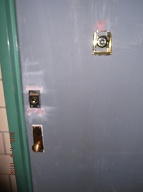Today Is Tuesday Janiary 9, 2018 Which Saw New York City Housing Employees Sal And John Return To My Apartment And They Installed A Smaller Cylinder Plate, A Doorknob, And A Large Viewer Into My Apartment Door As Well!! I Have To Start Looking Through Stores To Purchase A New Deadbolt Lock To Replace The One The Firemen Mangled!!