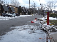 It Could Have Been The High Winds Or An Out Of Control Vehicle That Knocked Down This Jersey Street Power Pole!!