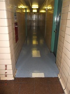 This Is The Lobby Hallway With Its New Tile On The Floor; We On The Second Floor Still Have The Old Smelly Tile!! Our Very Unequal New York City Housing Authority Treatment Just Continues!!!