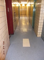 This Is The Third Floor Hallway With Its New Tile On The Floor; We On The Second Floor Still Have The Old Smelly Tile!! Our Very Unequal New York City Housing Authority Treatment Just Continues!!!