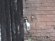 On September 12, 2019 The NYCHA Placed A New Lock And Chain On The Gate Outside Of My Apartment!