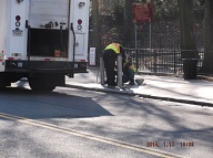 This Long Leaking Hydrant Is Finally Being Fixed By The New De Blasio Government Of New York City!!