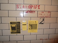 It Only Took Three Weeks For Some More Very Illegal Sign Postings To Be Put Onto These Very Notorious  NYCHA Walls!!
