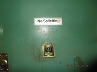 The Landlord Has Ignored My Pleas For 14 Years; So I Desperately Had To Put A Sign Upon My Door!!