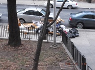 Here At These Disgusting NYCHA Buildings The Trash Is Not Picked Up On Holidays!!